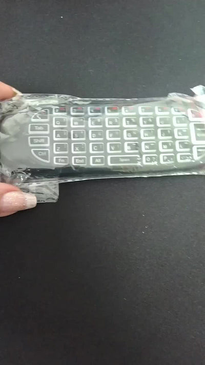 Mini Teclado Inalambrico Air Recargable Gadnic Mouse Color del mouse Negro Color del teclado Negro