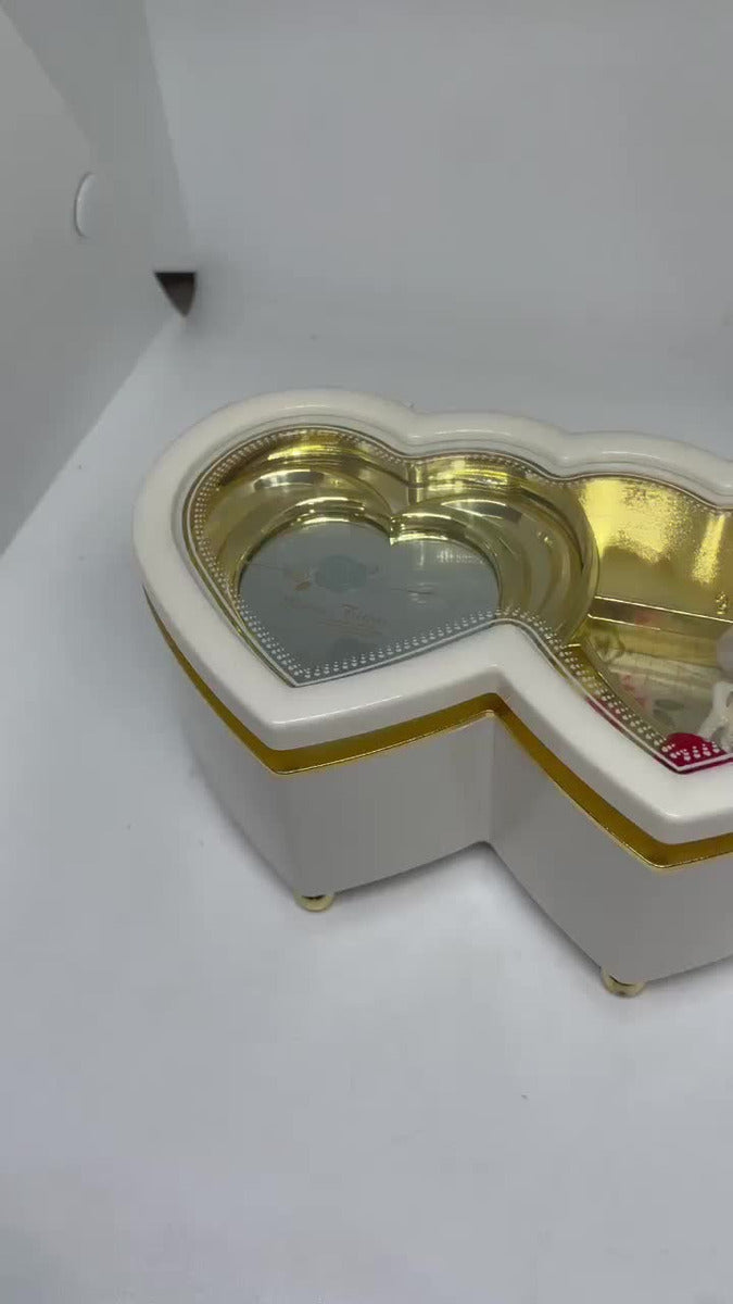 Joyero Caja Musical Regalo Para Dama Mujer Niña Off20% Dorado