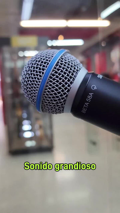 Micrófono Shure Beta Beta 58A alámbrico