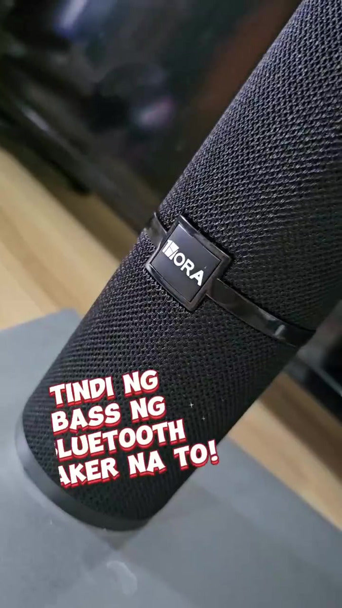 Parlante Bluetooth Portátil 1Hora BOC060 5.1 Altavoz Inalámbrico con Sonido Estéreo HD 2400mAh 3.5mm Color Negro