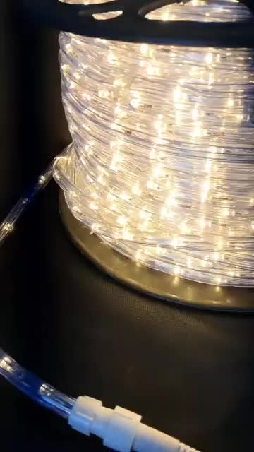 Manguera Led 3 Vias Luces Navideñas 20mt Blanco Cálido