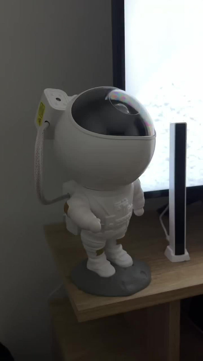 Proyector Lámpara Luz Led Galaxia Astronauta Ho442 Color De La Estructura Blanco