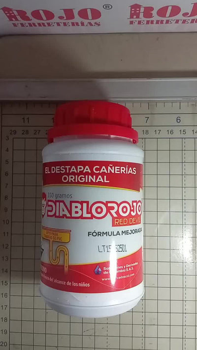 Diablo Rojo Original Oficial El Destapacañerias Original
