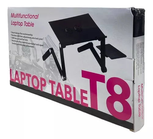 Mesa Plegable Portatil Multiusos Computador Aluminio T8