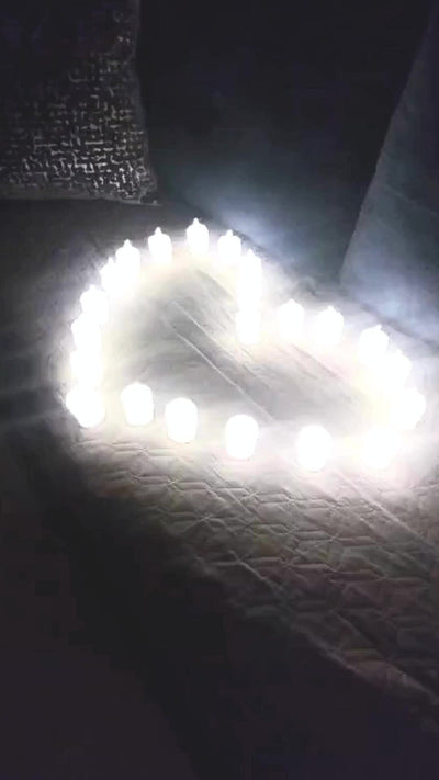 50 Piezas De Velas Led Sin Llama, Suministros Para Fiestas