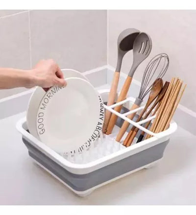 Escurridor De Platos Plegable Secaplatos Color Blanco
