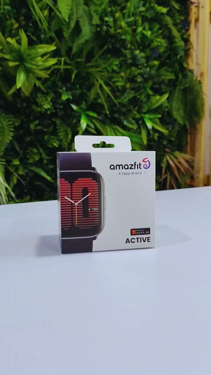 Smartwatch Amazfit Active Con Coach I A, Gps, Alexa (black) Color de la caja Negro Color de la correa Negro Diseño de la correa Liberación rápida