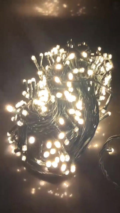 Luces Navideñas Para Arbol 300 Led (calido) Calida