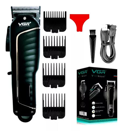 Máquina Profesional Cortadora De Pelo Vgr V-683 Led Digital