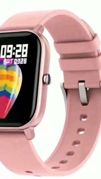 Smartband Colmi P Series P8 display de 1.69" con correa de silicona - color rose pink