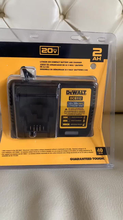 Dewalt Dcb112 12v20v Max Cargador De Iones De Litio Negro