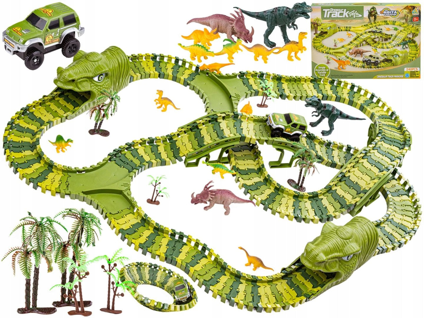 PISTA DE CARRERAS DINOSAURIO XC256C MUNBE