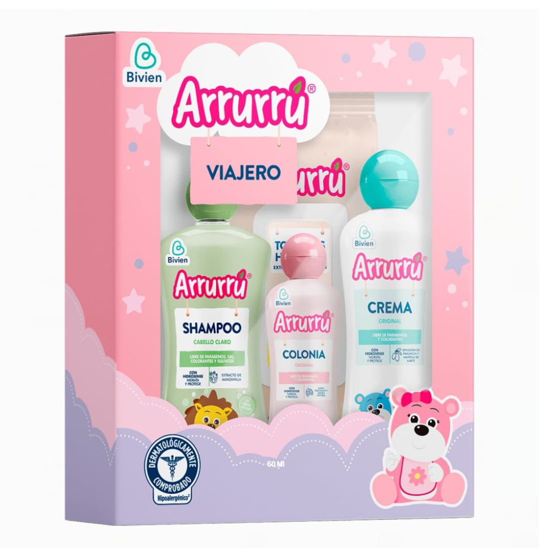 ESTUCHE VIAJERO ROSADO AAB332 ARRURRU
