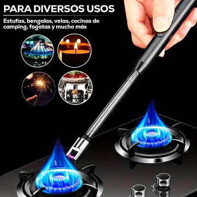 Encendedor de Plasma Recargable Sin Gas y a Prueba de Viento TWP-006