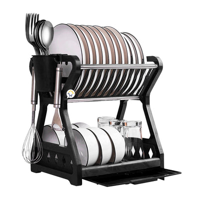 Escurridor Platos Locero 2 Niveles Organizador Tazas Vasos COCI124