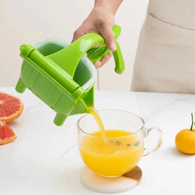 Exprimidor de frutas y verduras portátil con separador de residuos para bebidas