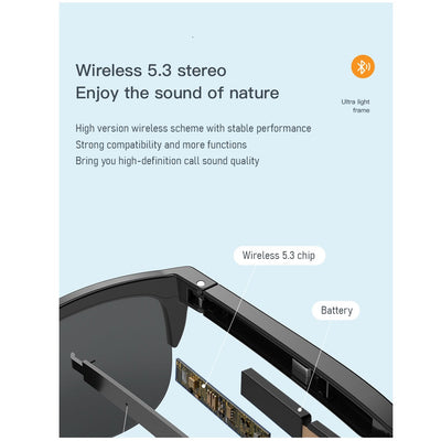 Gafas de Sol con Bocinas Bluetooth F-06