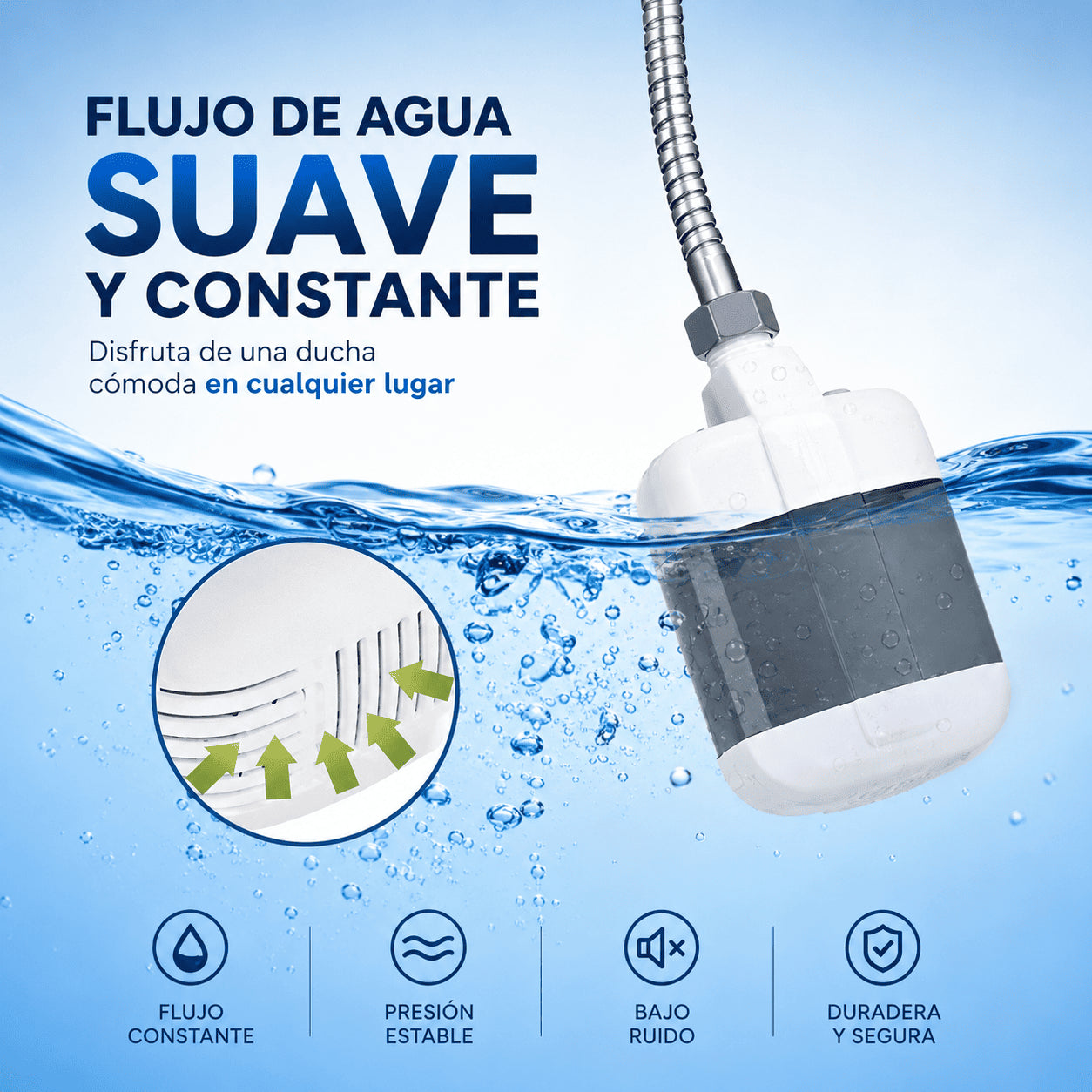 Ducha portátil para camping HYDROGO