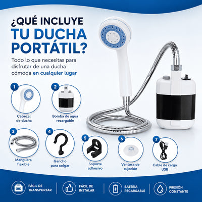 Ducha portátil para camping HYDROGO