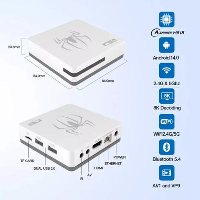 Sintonizador TV BOX + Consola De Videojuegos G7