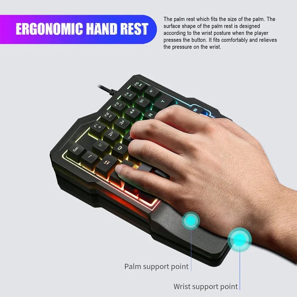 Teclado Gaming Retroiluminado Jertech GK10