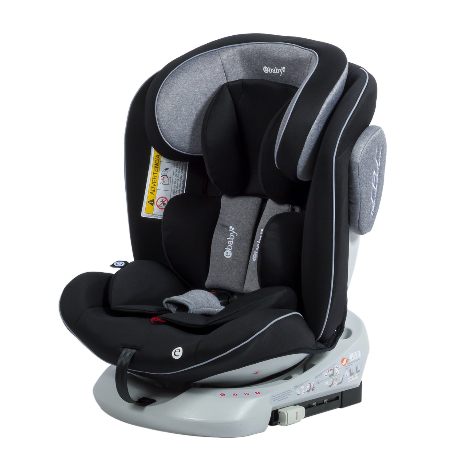 SILLA AUTO RONA EB581 GRIS OSCURO EBABY