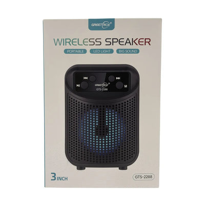 Parlante Bluetooth Potencia De 5w y Retroiluminado GTS-2288