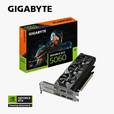 GeForce RTX™️ 5060 OC Low Profile 8G: Potencia Compacta para Gaming y Trabajo Profesional