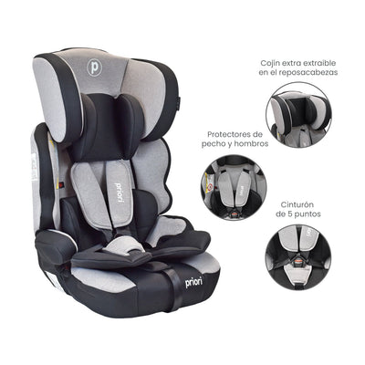 SILLA CARRO BEBÉ THUNDER GRIS PRIORI-