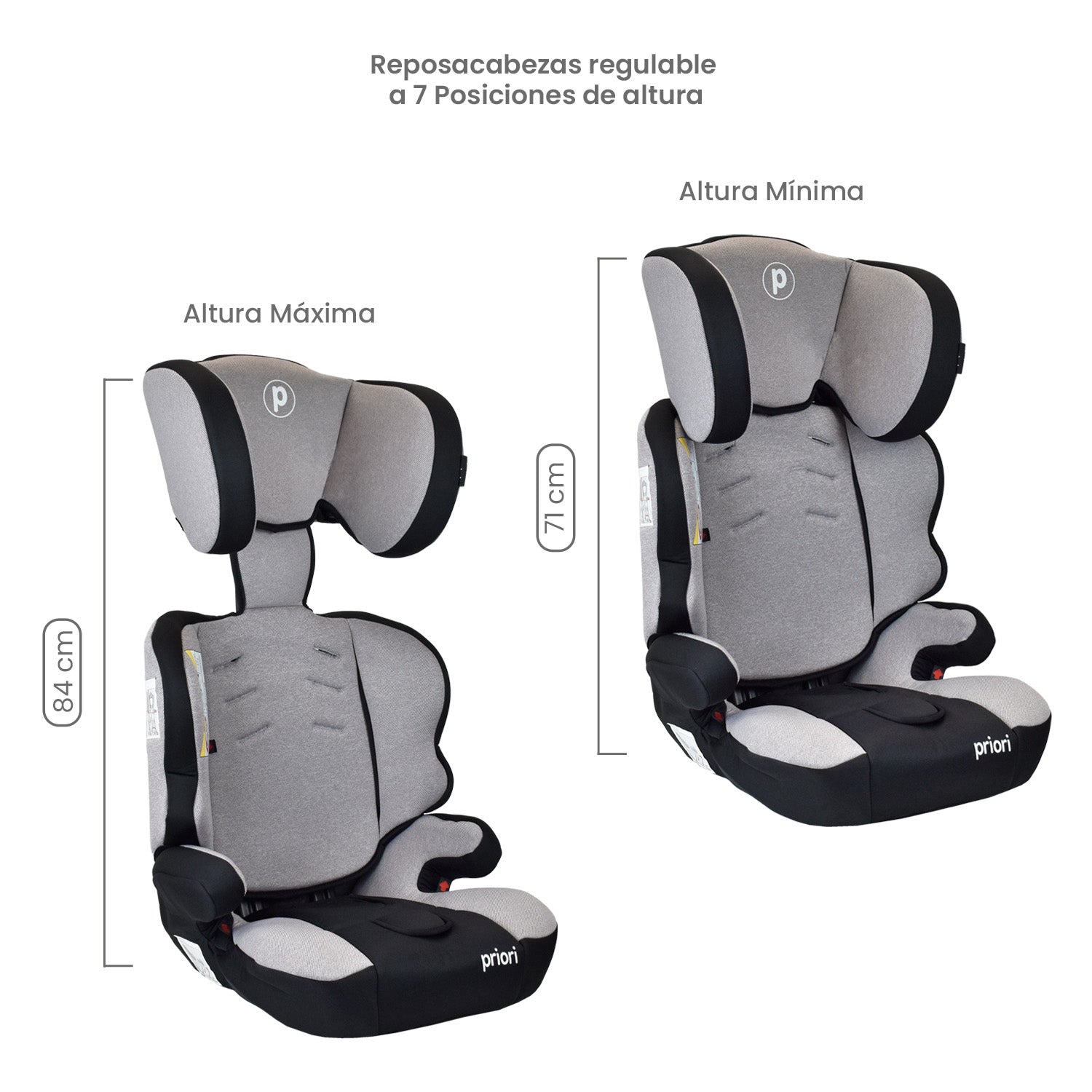 SILLA CARRO BEBÉ THUNDER GRIS PRIORI-