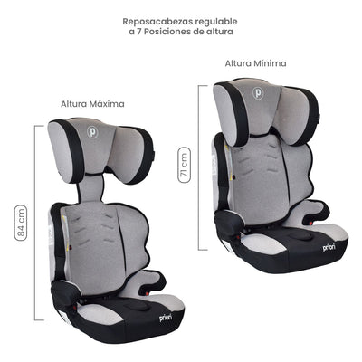 SILLA CARRO BEBÉ THUNDER GRIS PRIORI-