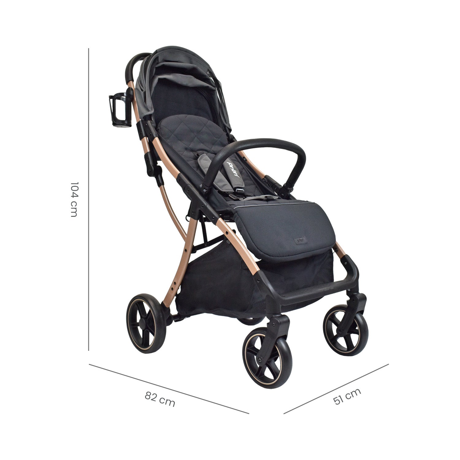 COCHE PARA BEBÉ ESTÁNDAR NOVA - NEGRO PRIORI
