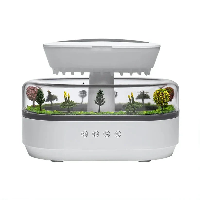 BosqueVivo™ – Relajación Natural con Lluvia y Aromas Humidificador