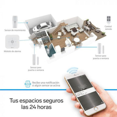 Sistema De Seguridad Wi-Fi 3 Sensores Steren Shome-2000