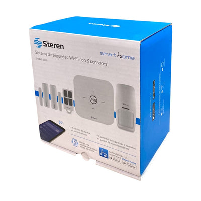 Sistema De Seguridad Wi-Fi 3 Sensores Steren Shome-2000