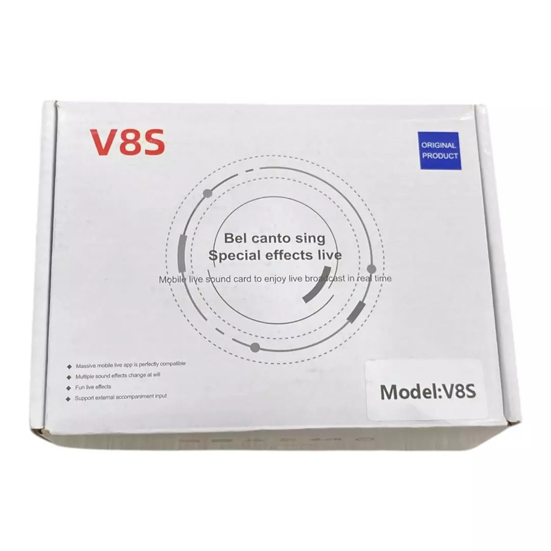 Tarjeta De Sonido Con Modo Antipop V8S