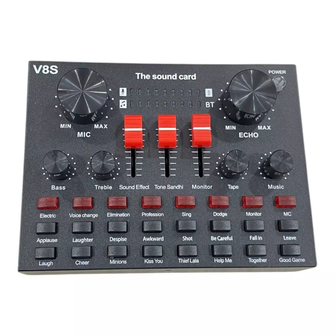 Tarjeta De Sonido Con Modo Antipop V8S