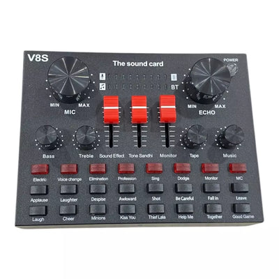 Tarjeta De Sonido Con Modo Antipop V8S