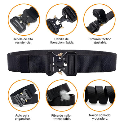 Correa Táctica Cinturón Militar Ajustable Correa Reata LSD-02