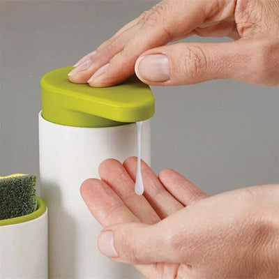 Dispensador De Jabón Con Compartimientos