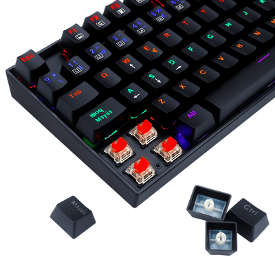 Teclado Mecanico Redragon Kumara K552 RGB Negro