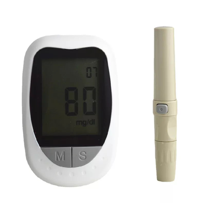 Kit Glucómetro para la Diabetes + 50 tiras de prueba + 50 Agujas KH-100