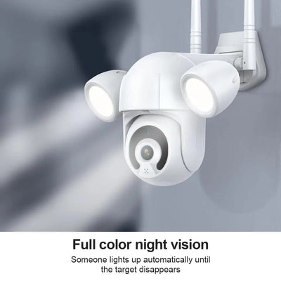 Cámara Wifi Exterior PTZ Iluminación  KJB-T18