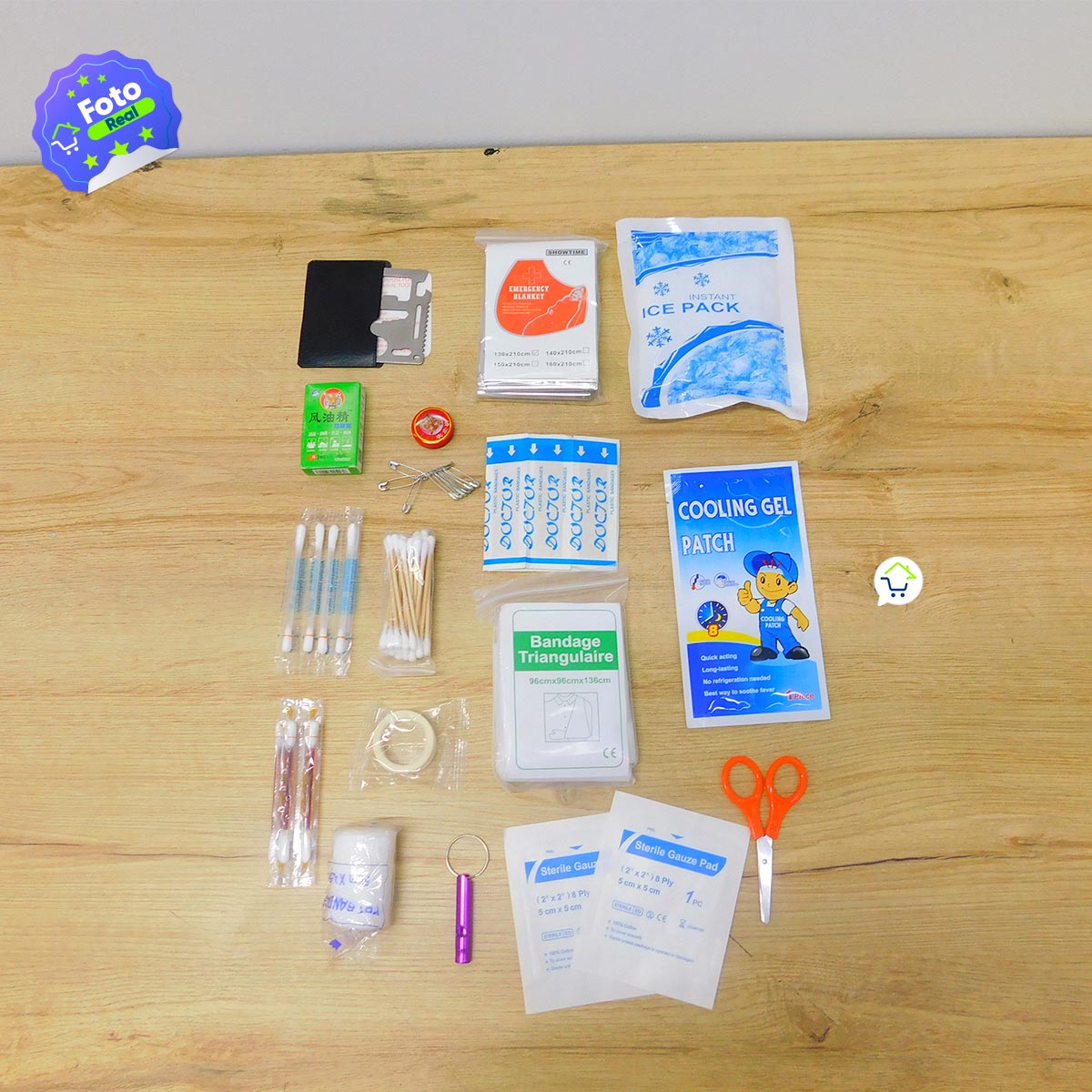 Kit Primeros Auxilios Emergencias Camping Botiquin RF 476