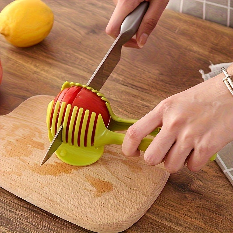 Herramienta Multifunción para Cortar Verduras y Huevos – Alicates de Cocina de Fácil Agarre para Huevos, Patatas, Tomates, Limones y Manzanas – Portátil, No Requiere Baterías, Utensilio de Cocina Esencial, Cortador y Picador de Verduras