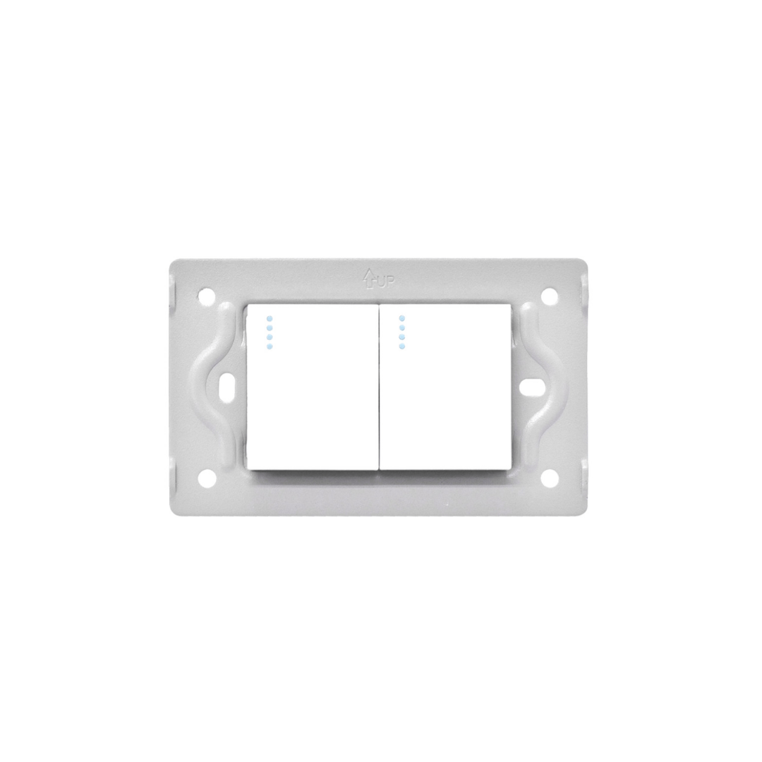 LINEA LUXOR BLANCA SWICHE DOBLE INTERCAMBIABLE SIN TAPA DUKE ENERGY