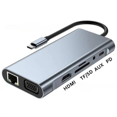 Convertidor OTG, USB HD Con 4 Puertos USB-A  LJ-49TP/HDTV11I