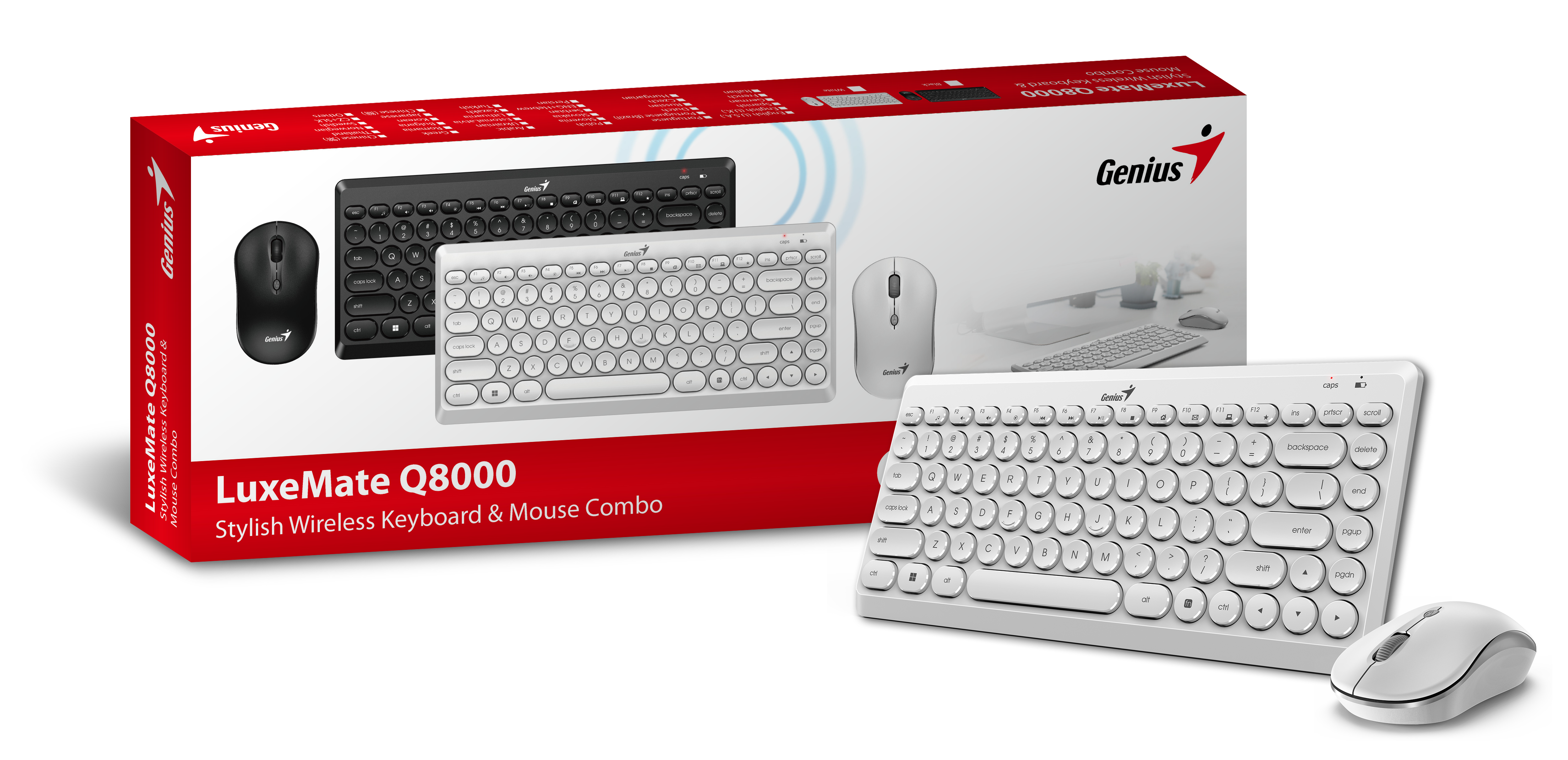 Combo Genius Inalámbrico LUXEMATE Q8000