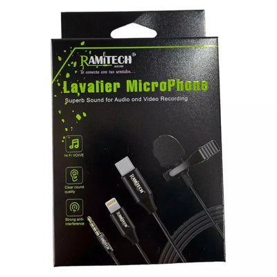 Micrófono De Solapa Para Celular RAM-042
