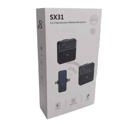 Micrófono De Solapa Inalámbrico SX31